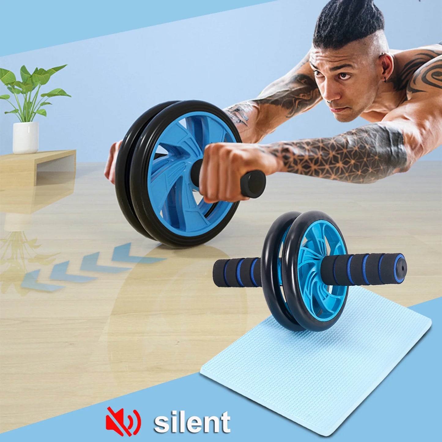 Abdominal Wheel Abdominal Muscle Wheel Roller Sports Fitness Equipment